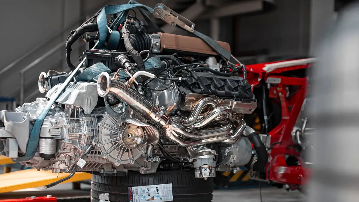 Lamborghini Huracan Lp610-4 | 2014-2019 Long Tube Catless Header Ceramic Coating Service Cost (Gold) 1