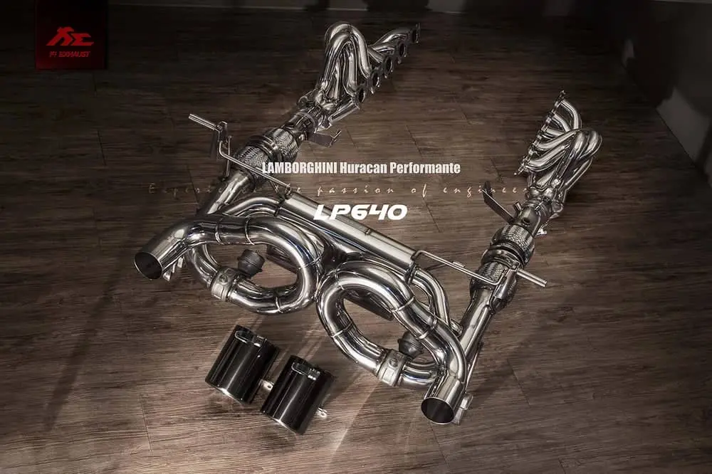Lamborghini Huracan Performante Lp640-4 Valvetronic Muffler Exhaust 1