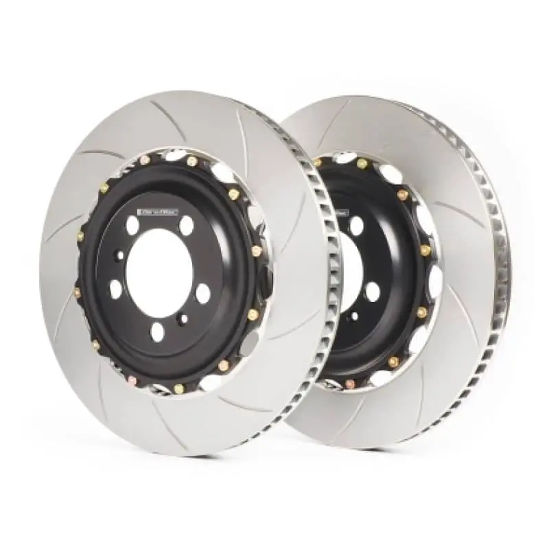 Girodisc 03-09 Nissan 350Z (W/Brembo Calipers) 2-Piece Slotted Rear Rotors 1