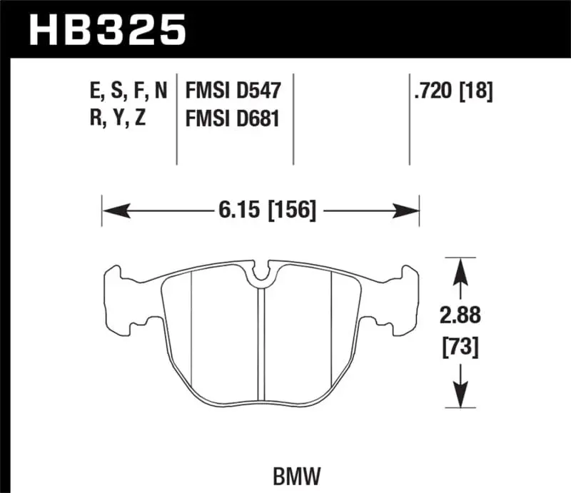 Hawk Lts Street Brake Pads 1