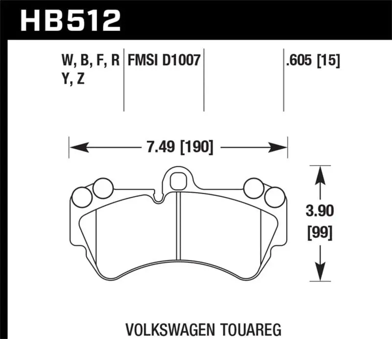 Hawk Lts Street Brake Pads 1