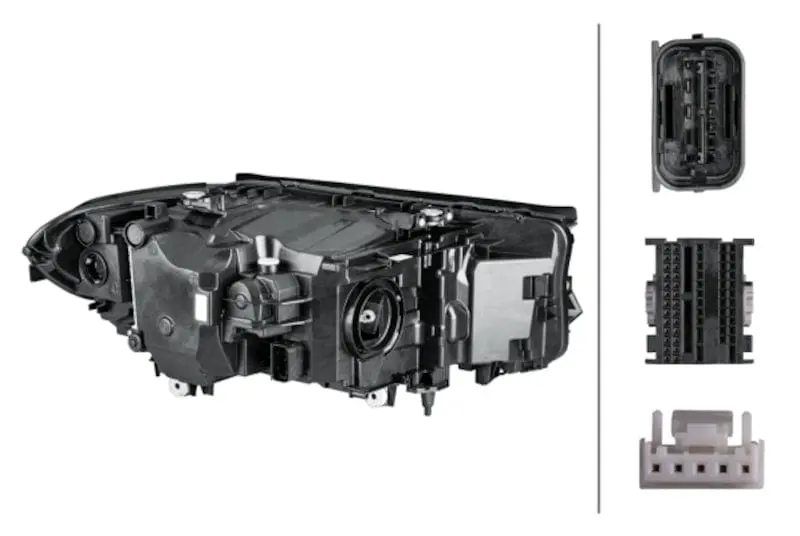 Hella 2017-2020 Bmw 530E Xdrive Headlight Assembly 1