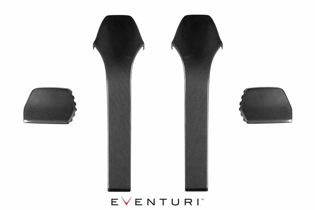 Eventuri Bmw F80 M3 / F82 M4 Black Carbon Seat Back Cover Set 1