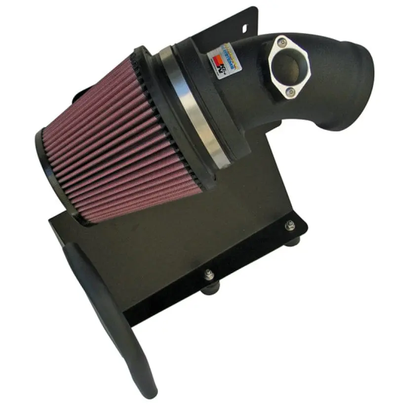 K&N 01-05 Bmw M3 E46 Wrinkle Black Typhoon Short Ram Intake 1