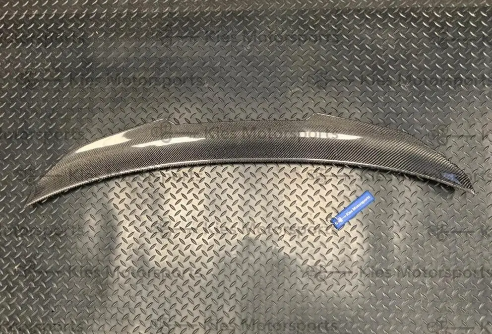 2012-2018 Bmw 3 Series (F30) / 2014+ Bmw M3 (F80) Psm Aggressive High Kick Carbon Fiber Trunk Spoiler 1