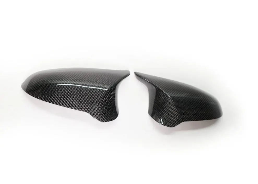 2014-2020 Bmw M3 (F80) / M4 (F82) / M2 Competition (F87) Oem Replacement Carbon Fiber Mirror Covers 1