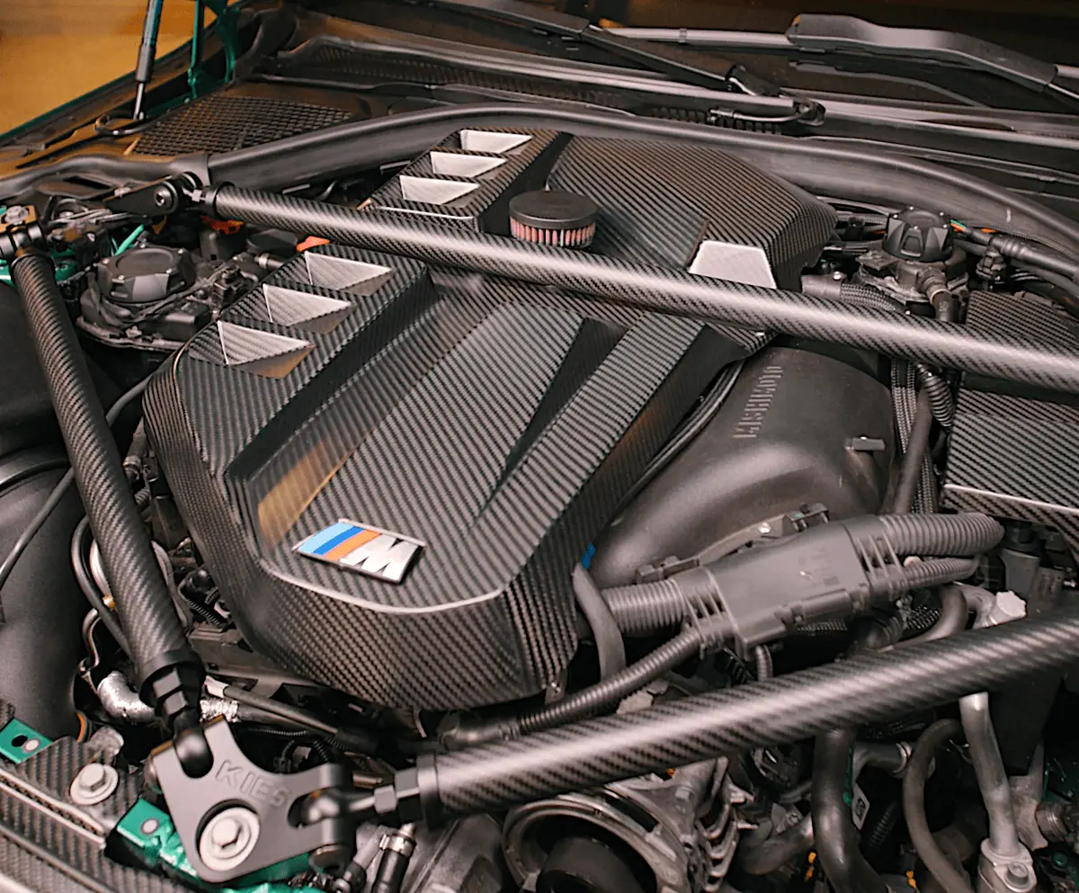 Bmw G8x Matte Dry Carbon Engine Bay Kit For The M2 / M3 / M4 1