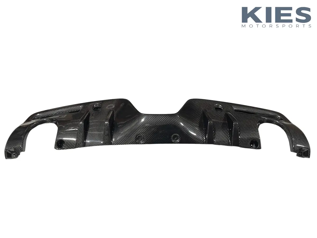 Kies 2019+ Toyota Supra (A90) 1-Piece Carbon Fiber Rear Diffuser 1
