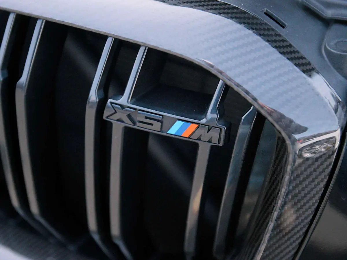 X5m F95 Double Slatted Carbon Fiber Kidney Grilles 1