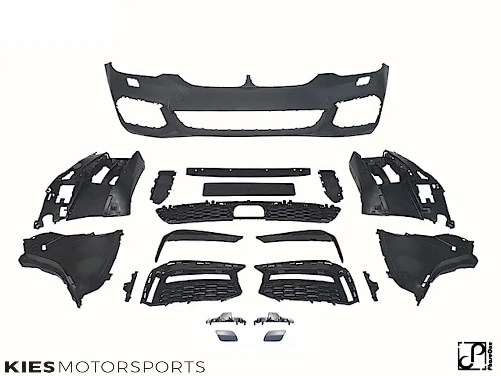 2017-2020 Bmw 5 Series (G30 / G31) Pre-Lci M Sport Style Front Bumper Conversion 1