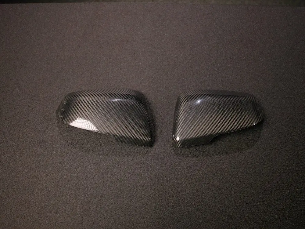 Kies Supra Dry Carbon Fiber Veneer Mirror Covers 1