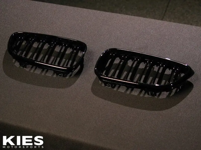 Kies Motorsports Dual Slat Black Black Kidney Grille For F22 2 Series 1