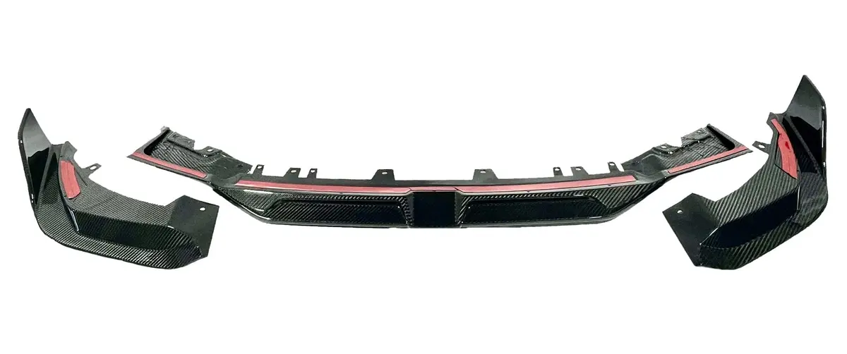 Kies Carbon F97/ F98 X3m/ X4m Dry Carbon Fiber S-Style 3 Piece Front Lip (Lci) 1