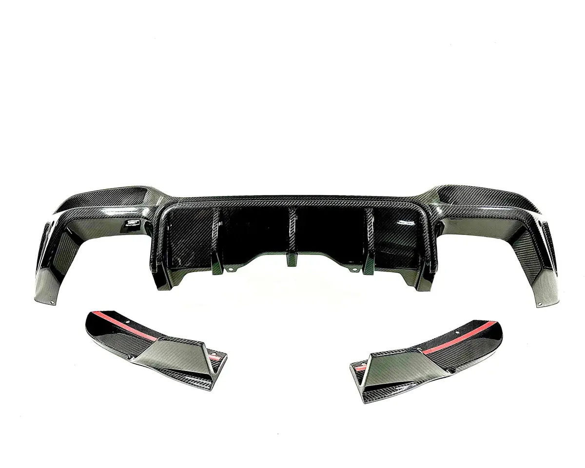 Kies Carbon F97 X3m 2022+ Dry Carbon Fiber S-Style Rear Diffuser (Lci) 1