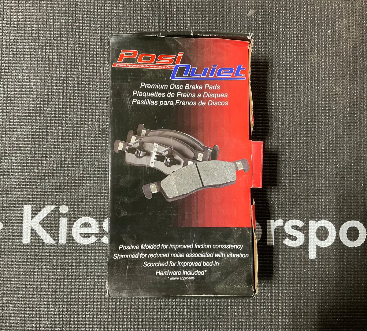 Open Box - Posi Quiet Ceramic Disc Brake Pad, With Shims, 2-Wheel Set 1