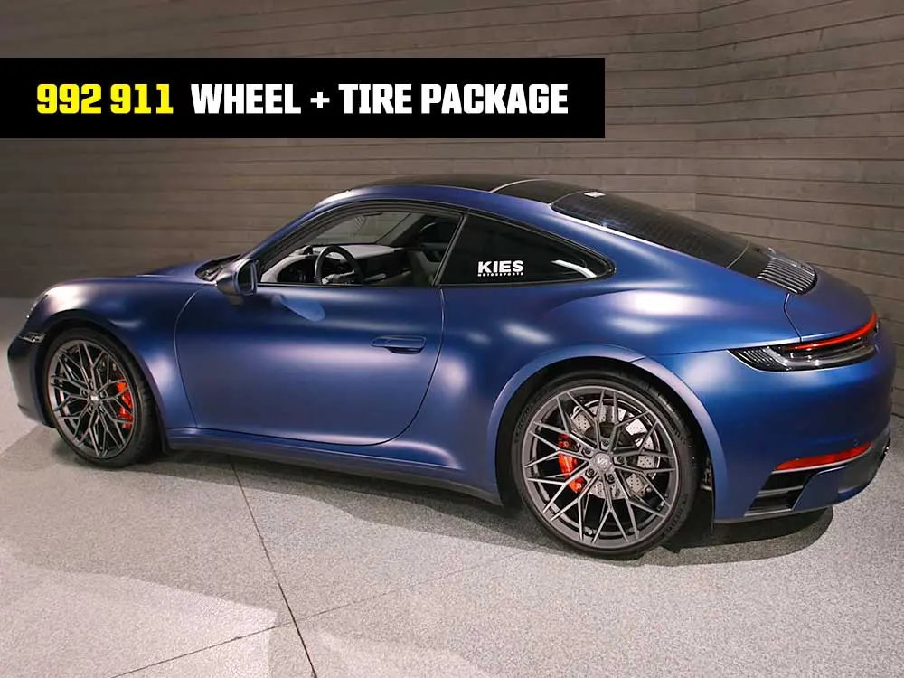 Variant Evo Forged Wheels For Porsche 992 911 Carrera + Michelin Ps4 Tire Package 1