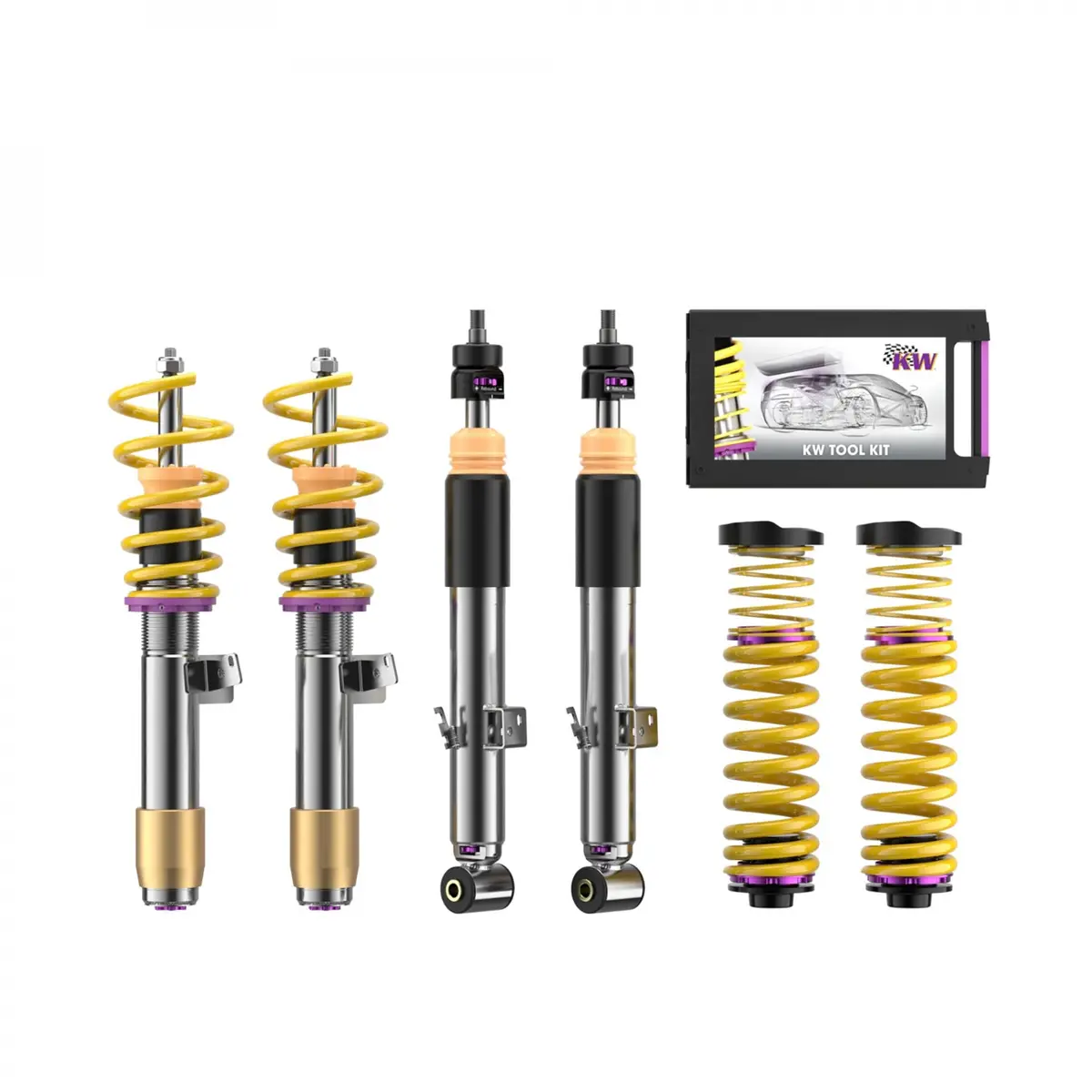 2022+ Bmw M4 (G82) Cabrio W/ Electronic Dampers (4Wd Competition Model Only) V3 Coilover Kit 1