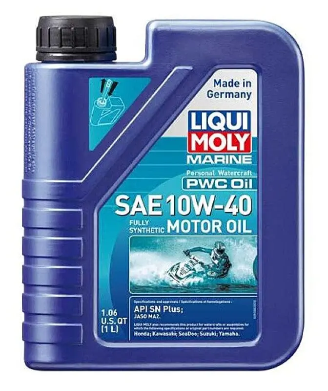 Liqui Moly 1L Marine Pwc Motor Oil Sae 10W40 1