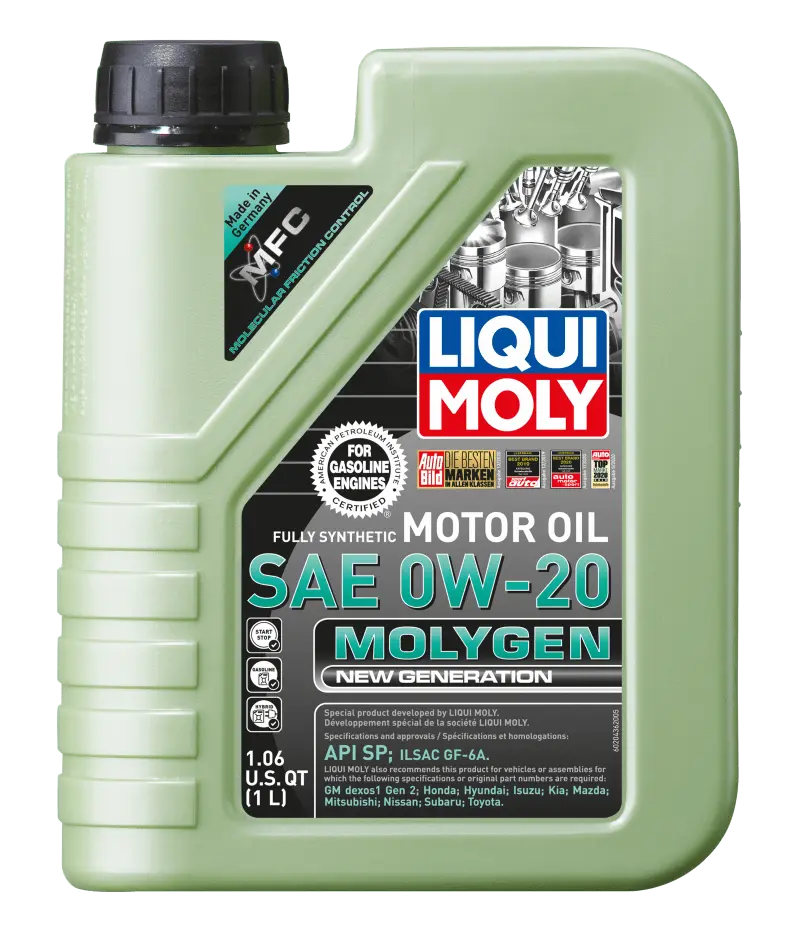 Liqui Moly 1L Molygen New Generation Motor Oil Sae 0W20 1