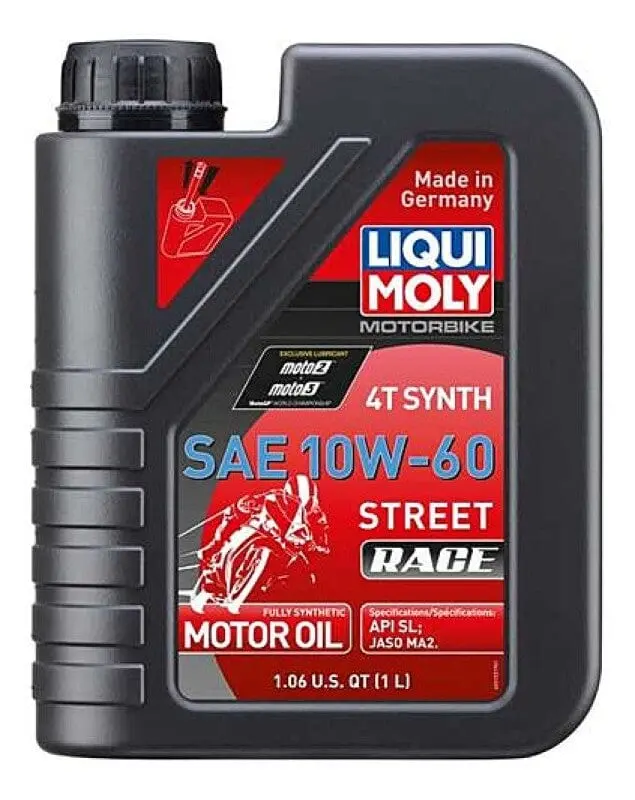 Liqui Moly 1L Motorbike 4T Synth Sae 10W60 Street Race 1
