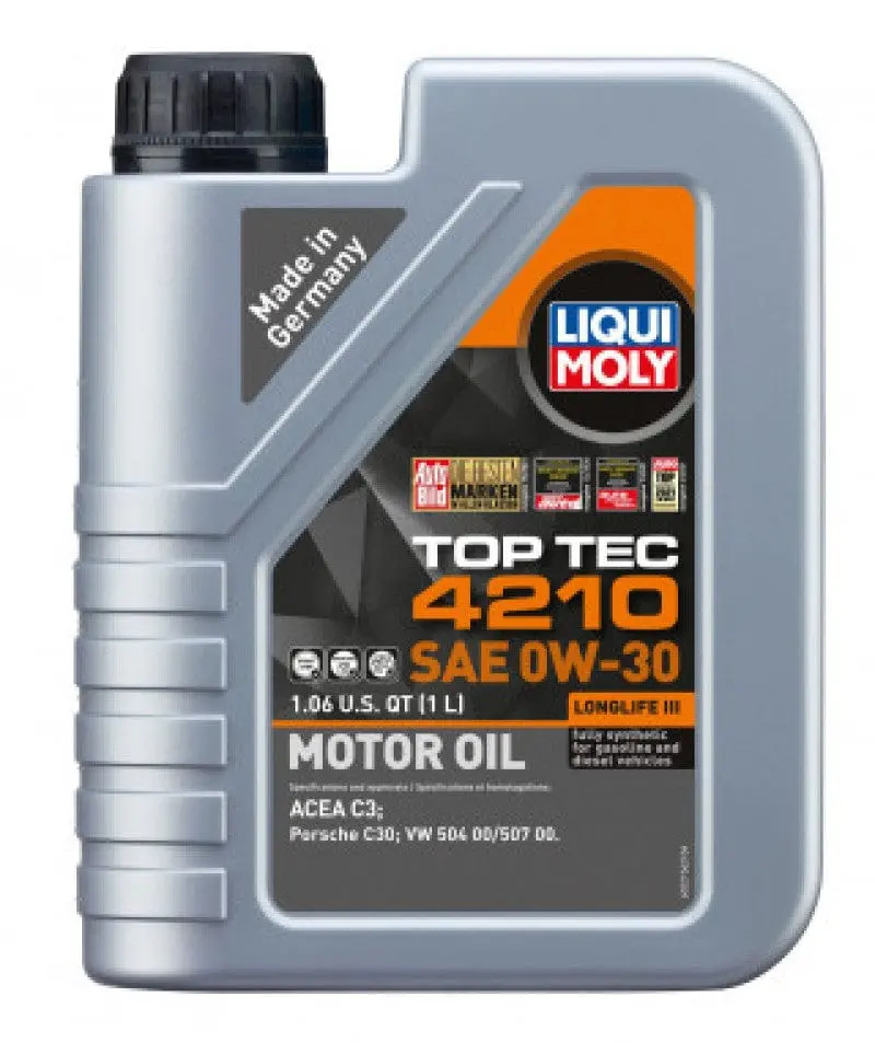 Liqui Moly 1L Top Tec 4210 Motor Oil Sae 0W30 1