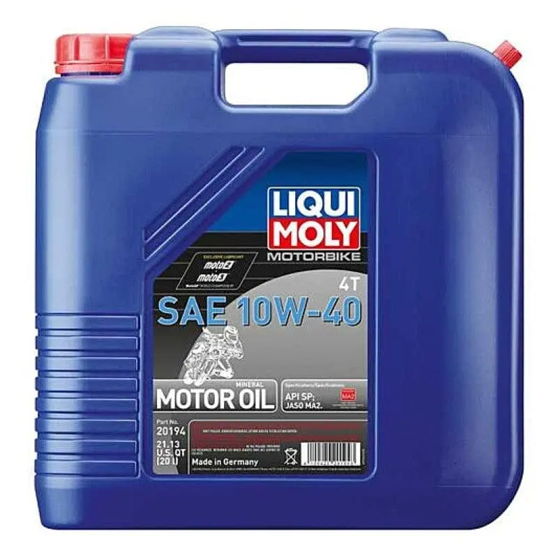 Liqui Moly 20L Motorbike 4T Sae 10W40 1