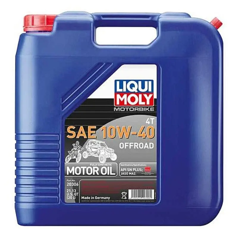 Liqui Moly 20L Motorbike 4T Sae 10W40 Offroad 1