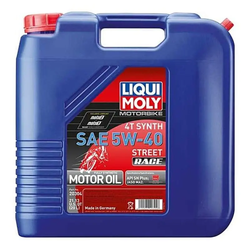 Liqui Moly 20L Motorbike 4T Synth Sae Street Race 1