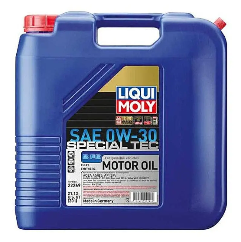 Liqui Moly 20L Special Tec B Fe Motor Oil Sae 0W30 1