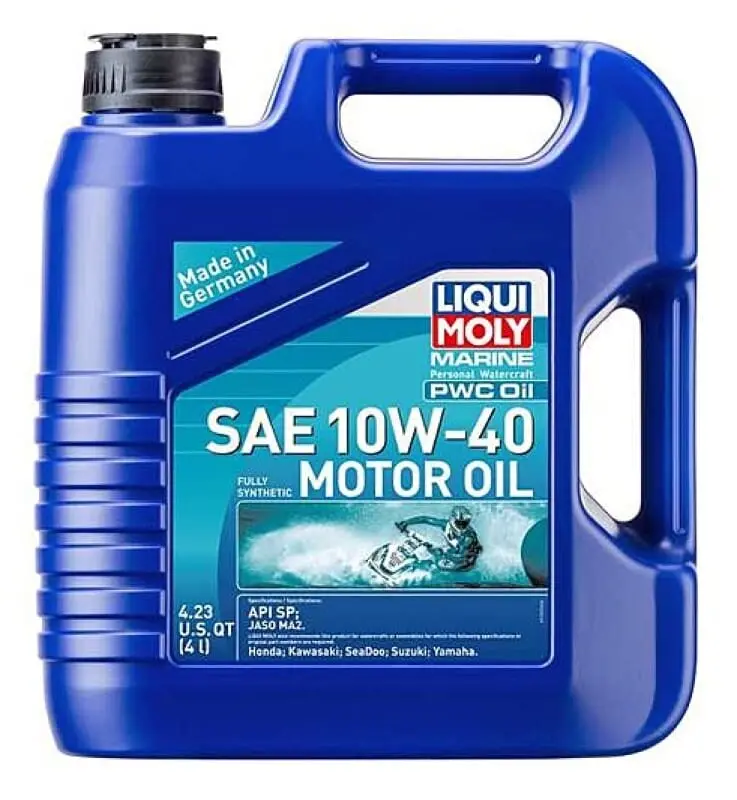 Liqui Moly 4L Marine Pwc Motor Oil Sae 10W40 1