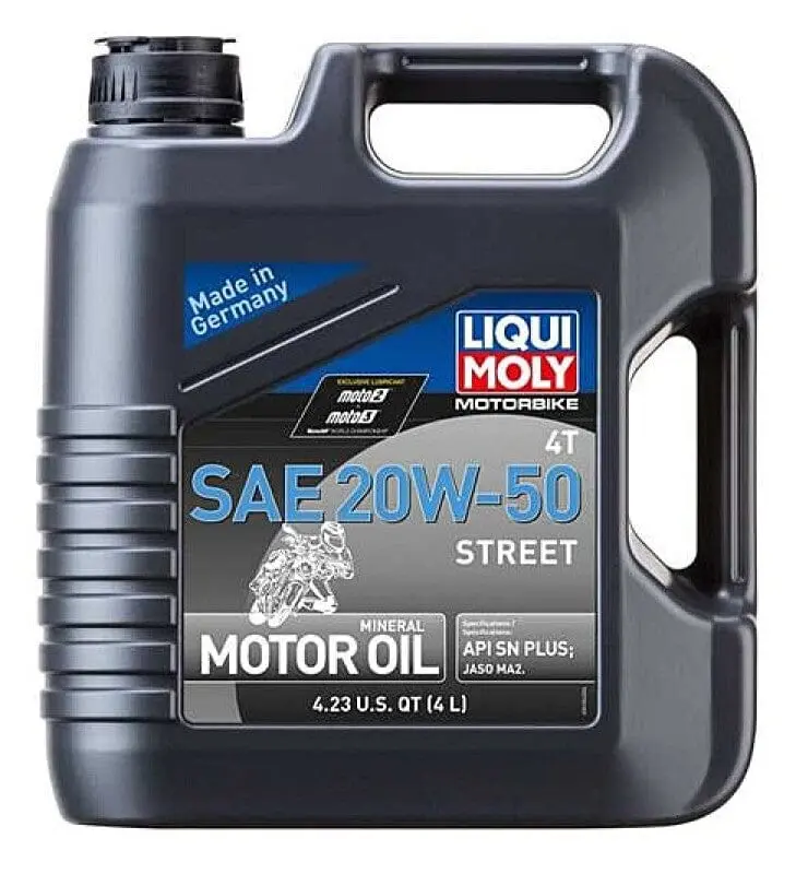 Liqui Moly 4L Motorbike 4T Sae 20W50 Street 1