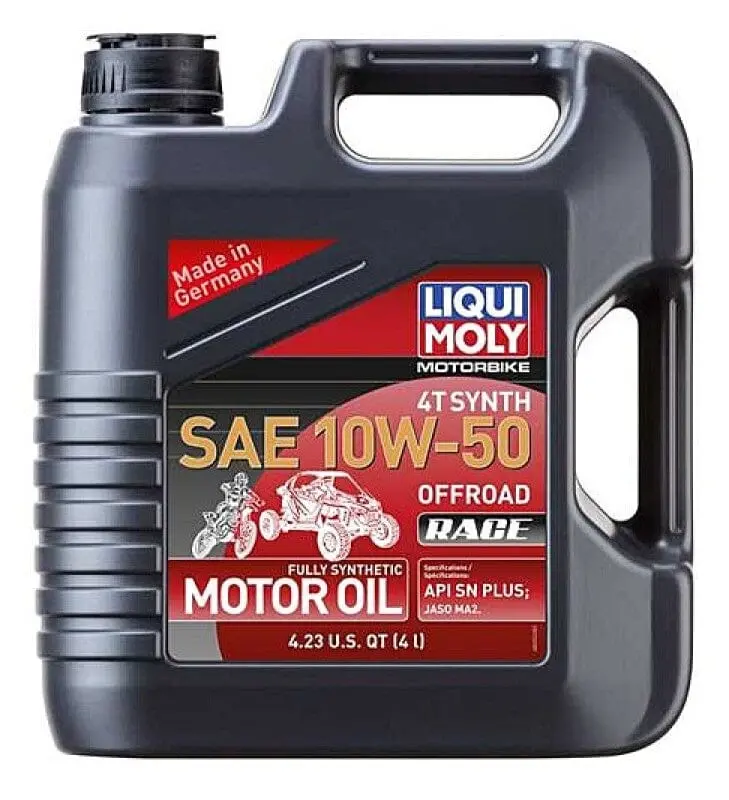 Liqui Moly 4L Motorbike 4T Synth Sae 10W50 Offroad Race 1