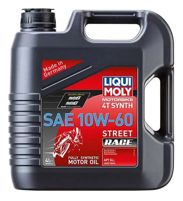 Liqui Moly 4L Motorbike 4T Synth Sae 10W60 Street Race 1