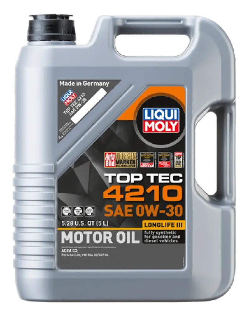 Liqui Moly 5L Top Tec 4210 Motor Oil Sae 0W30 1