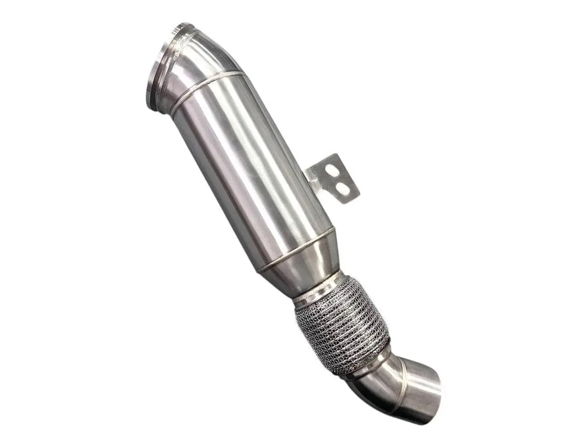 Mad Bmw F & G Chassis 5" B58 Catted Downpipe M240 340 M340 440 M440 540 W/ No Cel Guarantee & Bracket 1