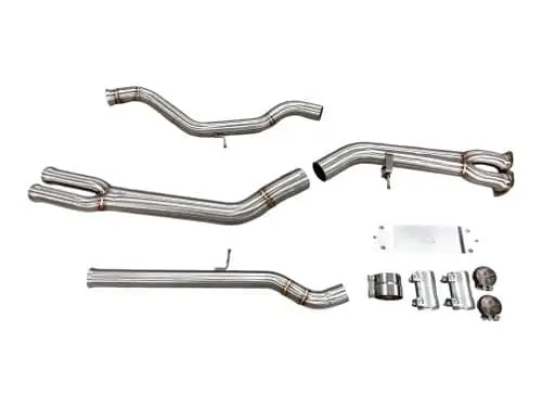 Mad Bmw F80 F82 F83 S55 M3 M4 Single Midpipe (Brace Included) 1