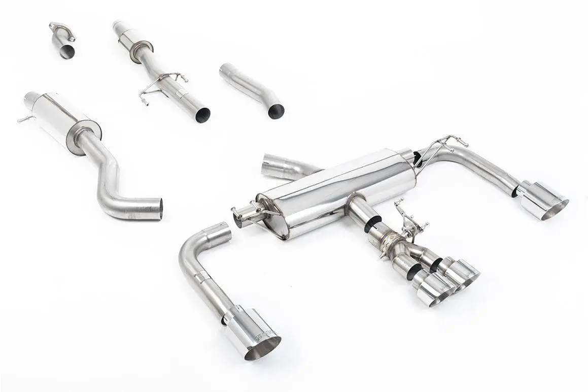 Milltek 3' Resonated Primary Cat Back Systems 1