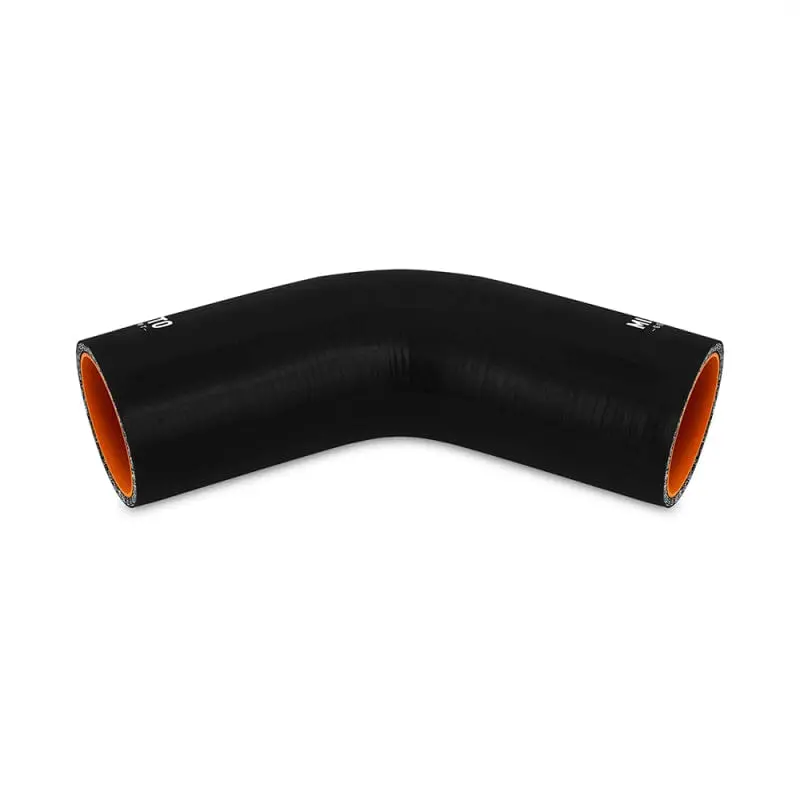 Mishimoto 3In. 45 Degree Silicone Coupler - Black 1