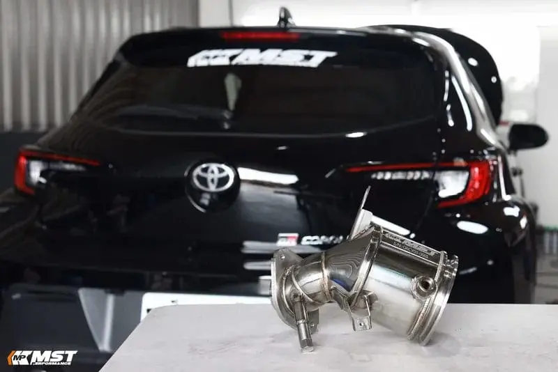 Mst 5" Catted Downpipe For 2023+ Toyota Gr Corolla 1.6/ 2020+ Toyota Gr Yaris 1.6 (Opf/Gpf) (Ty-Grcy03dp) 1