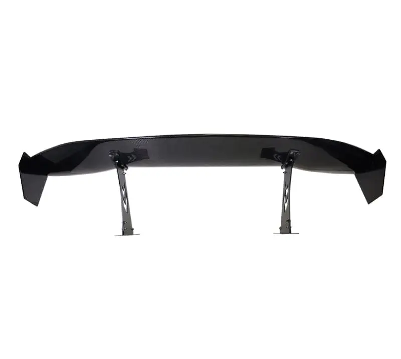 Nrg Carbon Fiber Spoiler - Universal (69In.) W/Nrg Logo / Stand Cut Out / Large Side Plate 1