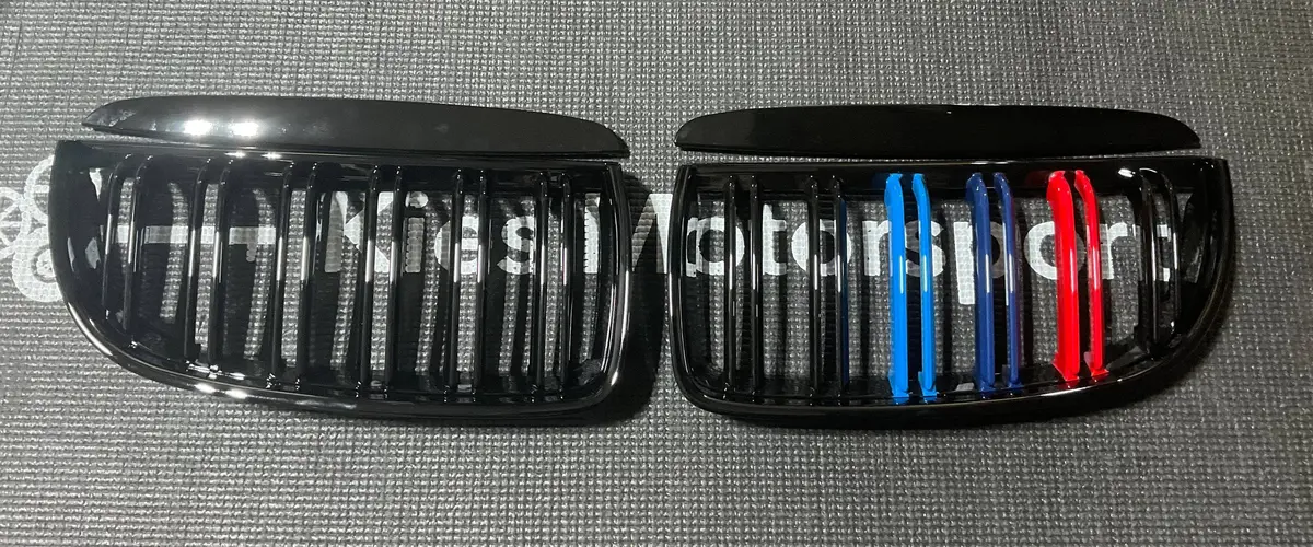 Open Box - Bmw E90 2005-2007 Dual Slat Kidney Grill (M Colors) 1