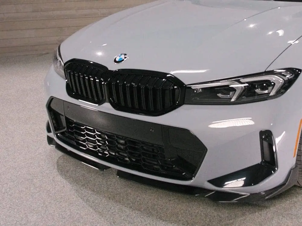 Open Box - Bmw Lci G20 330I And M340 Dry Carbon Fiber Modern Performance 2 Piece Front Lip 1