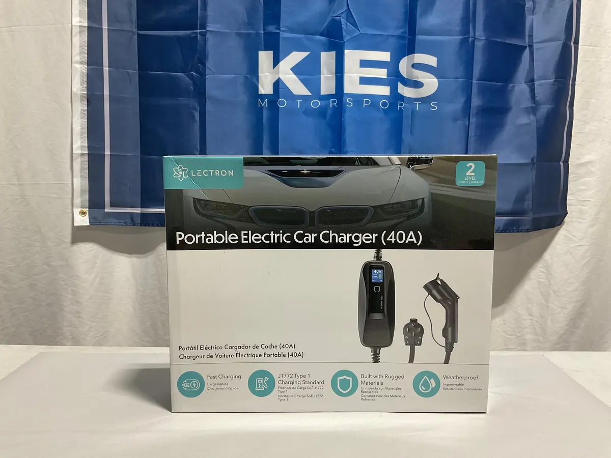 Open Box (Ev) - Lectron Portable Level 2 J1772 Ev Charger | 240V | 40 Amp | Nema 14-50 | 16 Ft Cord | (New) 1