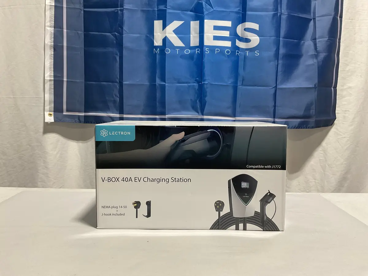 Open Box (Ev) - Lectron V-Box 240V 40A Electric Vehicle (Ev) Charging Station With Nema 14-50 Plug 1