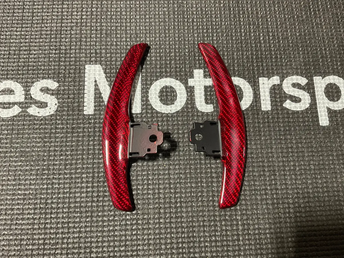 Open Box - F Series Red Carbon Fiber Paddle Shifters 1