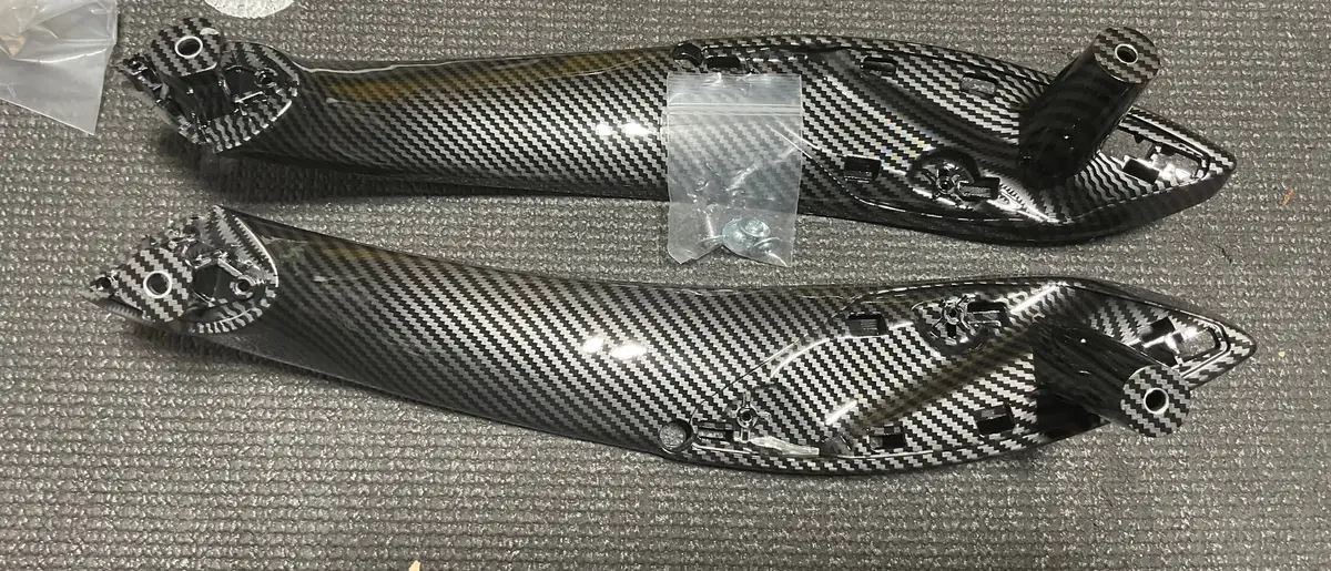 Open Box - F32 Door Handle Replacements (Hydro-Dipped Carbon Fiber) 1
