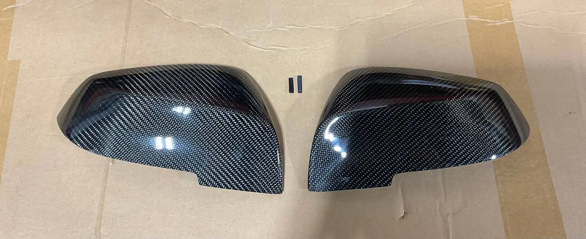 Open Box - Kies F30 3 Series Oem Style Carbon Fiber Mirror Cap Replacements (Broken Clips) 1