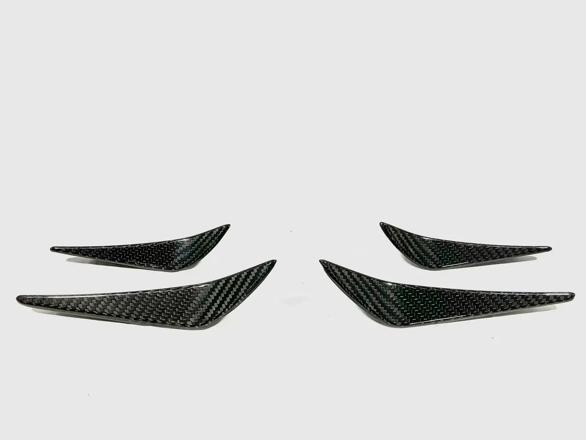 Open Box - Kies Motorsports 2020-2025 Bmw M3 (G80) / M4 (G82 / G83) Performance Style Dry Carbon Fiber 4Pc Canard Set 1