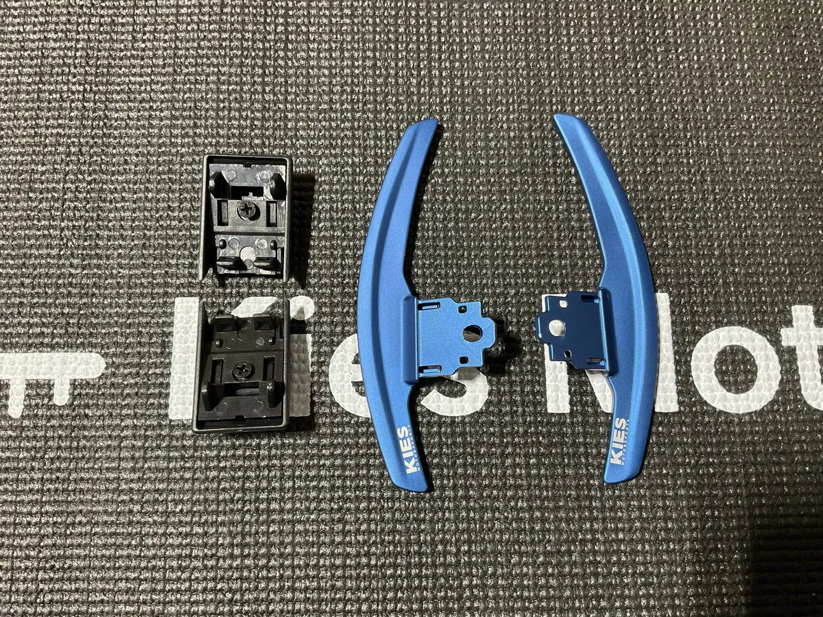 Open Box - Kies Motorsports Aluminum Paddle Shifter Extensions (Fits: F10, F15, F25, F20, F30, F32, F34, F80, F82, M3, M4, M5, M6) - Blue 1