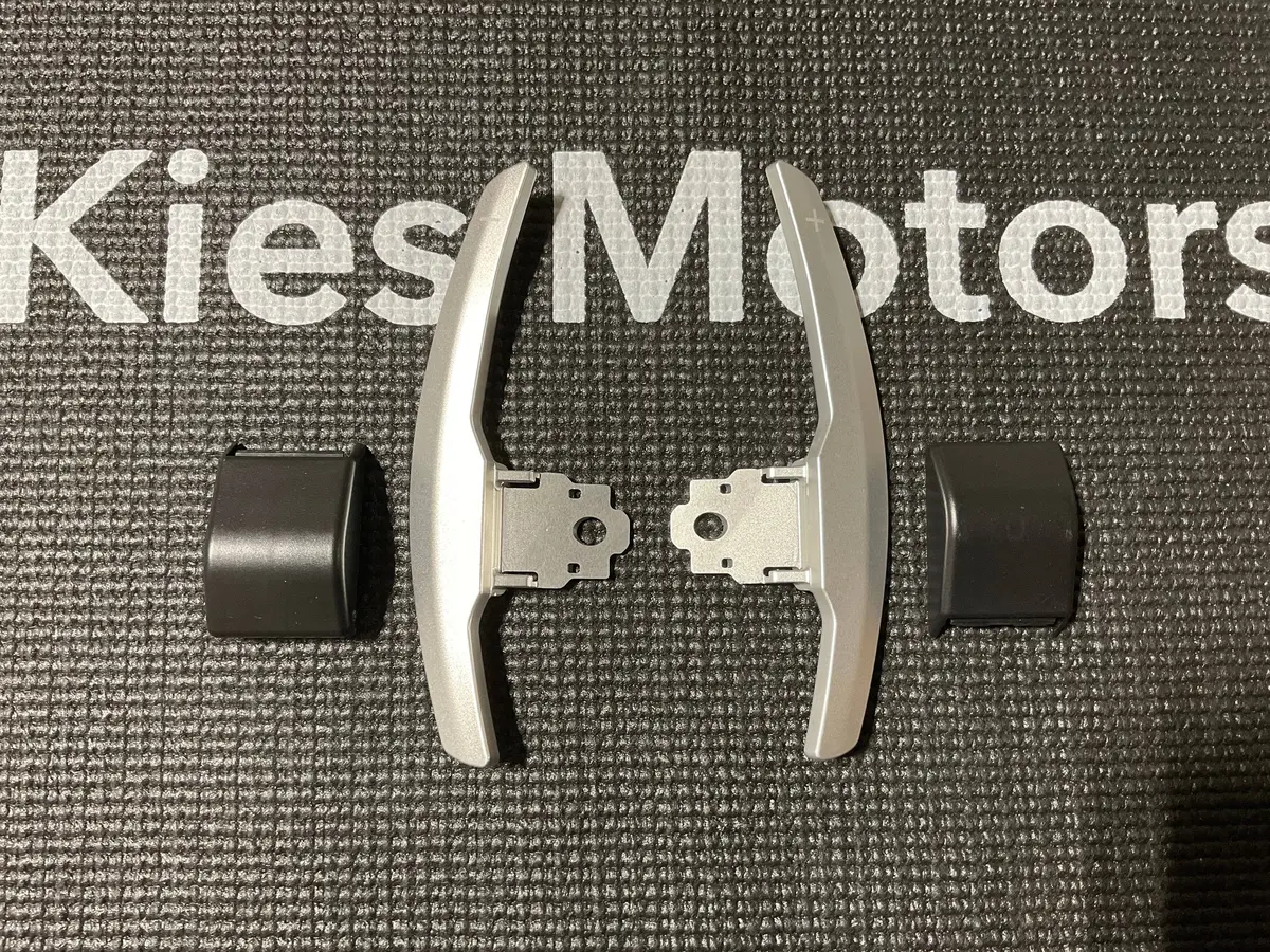 Open Box - Kies Motorsports Aluminum Paddle Shifter Extensions (Fits: F10, F15, F25, F20, F30, F32, F34, F80, F82, M3, M4, M5, M6) (Satin Silver) 1